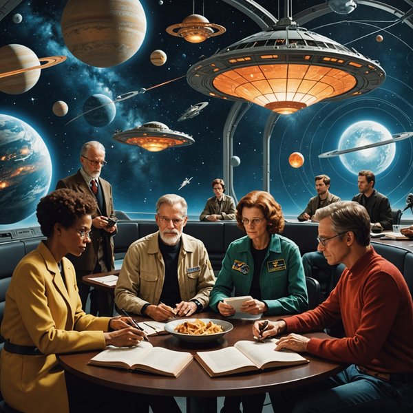 Comment créer un club de lecture de science-fiction avec des séances de discussion thématiques?